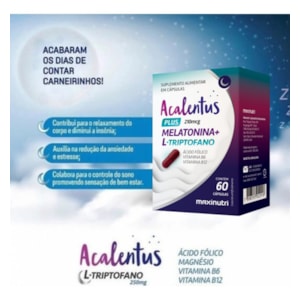 Acalentus  L- TRIPTOFANO 250mg - 60 cáps. Maxinutri