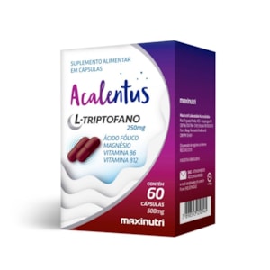 Acalentus  L- TRIPTOFANO 250mg - 60 cáps. Maxinutri