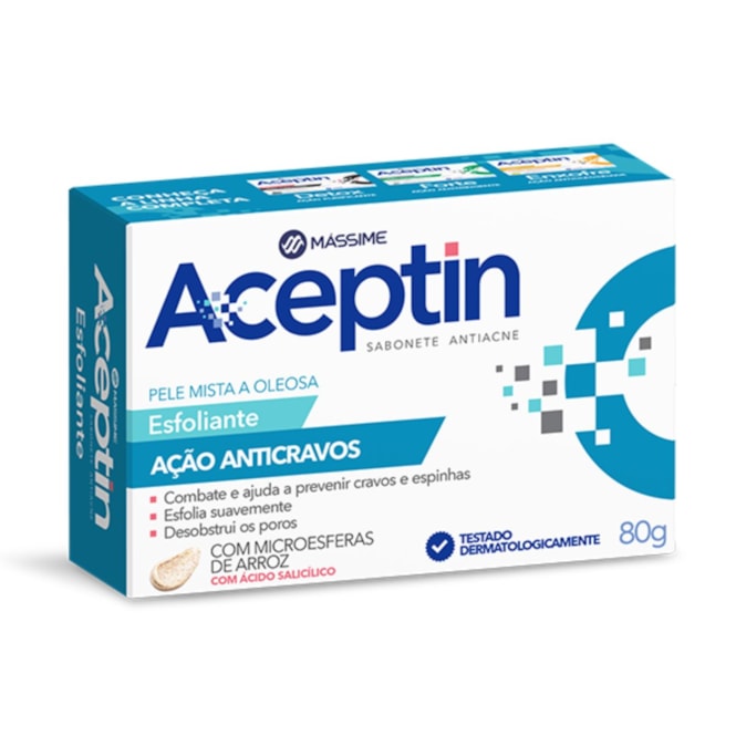 ACEPTIN ESFOLIANTE ANTICRAVOS KIT 2X80G