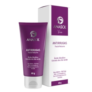 ANASOL FACIAL ANTIRRUGAS NOTURNO - 60 G