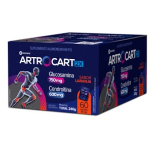 ARTROCART 2X 750+600MG LARANJA 60X4G SACHE