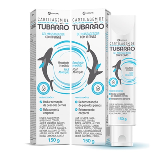 CARTILAGEM DE TUBARAO MASSIME GEL 150G