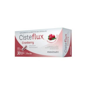 Cisteflux Cramberry 500mg (30caps) - Maxinutri