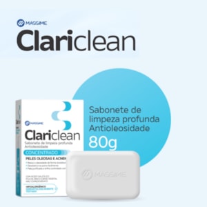 CLARICLEAN ANTIOLEOSIDADE GEL 300G + SAB 80G