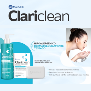 CLARICLEAN ANTIOLEOSIDADE GEL 300G + SAB 80G