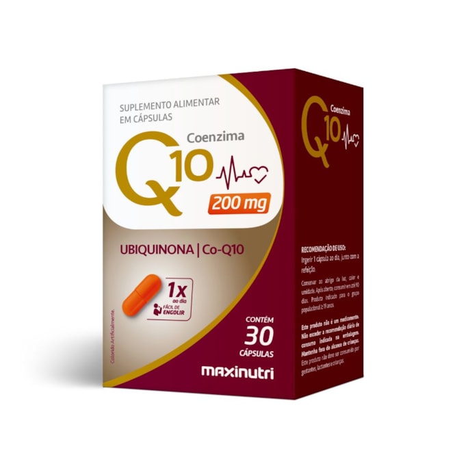 COENZIMA Q10 GOLD 200MG 30CPS MAXINUTRI