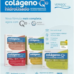 Colág Hidrolisado 2em1 Verisol®+Q10 30SACHES x 5g - Natural