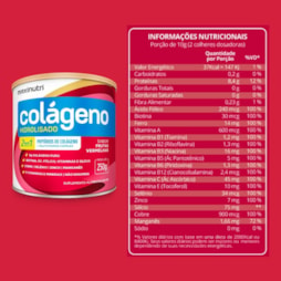 Colágeno Hidrolisado 2em1 - 250g - Fr. Vermelhas -Maxinutri