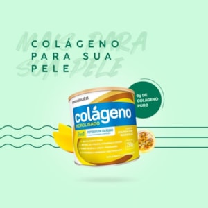 Colágeno Hidrolisado 2em1 - 250g - Manga com Maracujá -Maxinutri