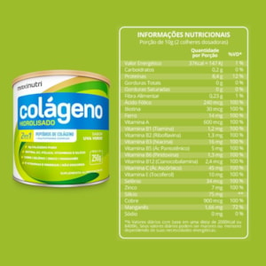 Colágeno Hidrolisado 2em1 - 250g - Uva Verde