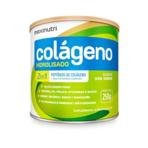 Colágeno Hidrolisado 2em1 - 250g - Uva Verde