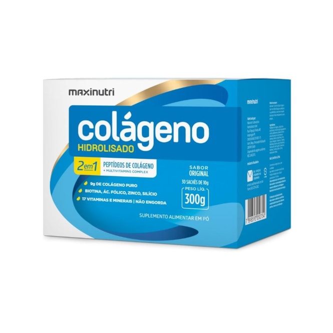 Colágeno Hidrolisado 2em1 Sachê - 30 x 10g - Original