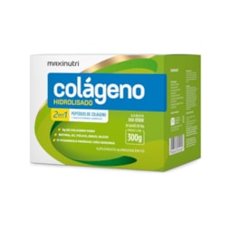 Colágeno Hidrolisado 2em1 Sachê - 30 x 10g - Uva Verde