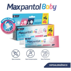 Creme para Assaduras Maxpantol Baby - 30g- Massime