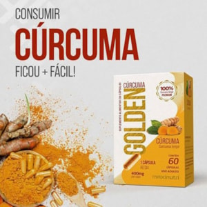 Curcuma Golden 400mg 60 cáps - Maxinutri