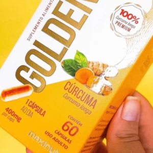 Curcuma Golden 400mg 60 cáps - Maxinutri