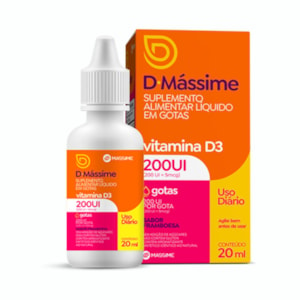 D MASSIME 200UI/GOTA 20ML - MASSIME (VITAMINA D3)