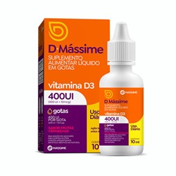 D MASSIME 400UI/GOTA 10ML - MASSIME (VITAMINA D3)