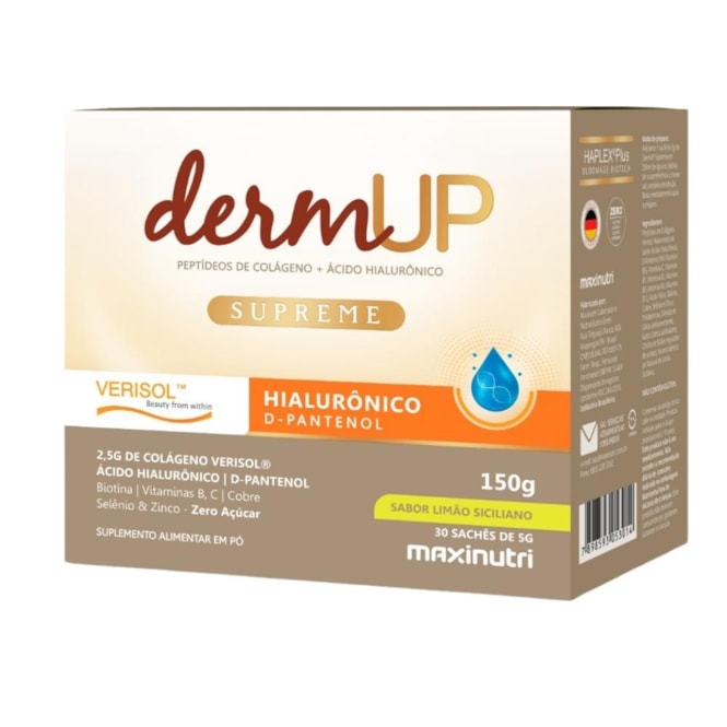 DermUp Supreme Verisol 30 sachês - Limão Siciliano