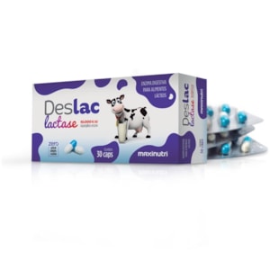 DESLAC - Lactase 10.000 FCC - 30 cáps