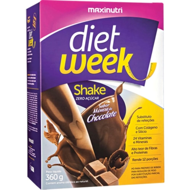 Diet Week Shake  360g - Mousse de Chocolate