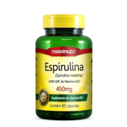 Espirulina 450mg - 60 cápsulas - 450mg