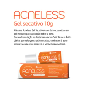 Gel Secativo para acnes - Acneless 10g - Massime