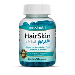 HairSkin Men - 90 Cáps. - Maxinutri