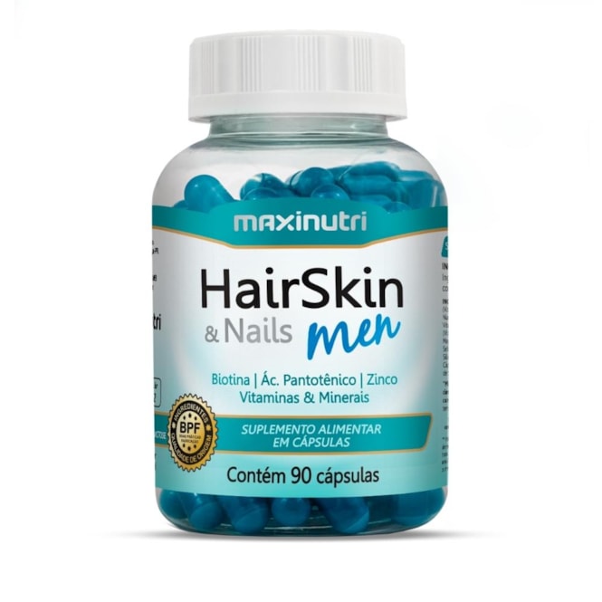 HairSkin Men - 90 Cáps. - Maxinutri