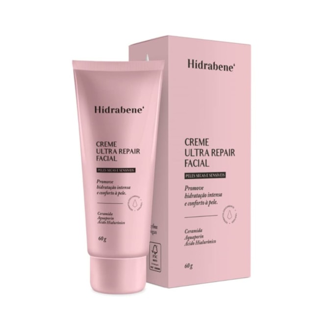 HIDRABENE CREME ULTRA REPAIR FACIAL - 60 G