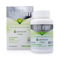 Imunofort (Wellmune + Vitaminas) 250mg - 60 Cáps.