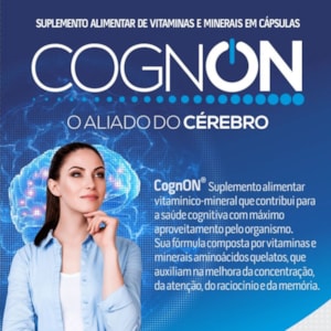 Kit 2 Cognon 1000mg - 60 Cáps.  Concentração e Foco- Massime