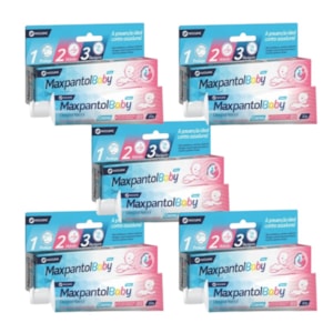 kit 5x-Creme para Assaduras Maxpantol Baby - 90g - Massime