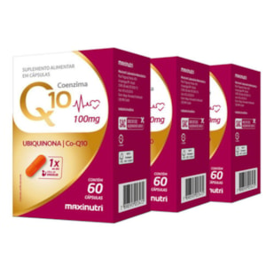 KIT3X -COENZIMA Q10 GOLD 100MG 60CPS MAXINUTRI