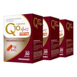 KIT3X- COENZIMA Q10 GOLD 200MG 30CPS MAXINUTRI