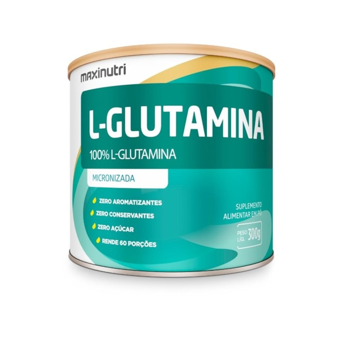 L-Glutamina 300g - 100% Pura 