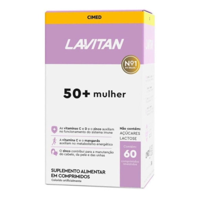 LAVITAN 50+ MULHER 60CPR