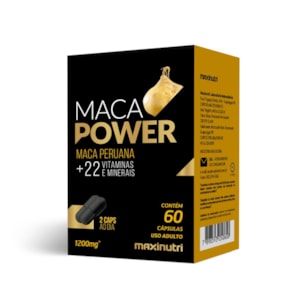 Maca Power 1200mg + 22 vitaminas - 60 cáps. Maxinutri