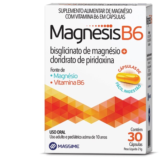 Magnesis 600mg 30 cáps - Massime (Magnen B6) - SB Box