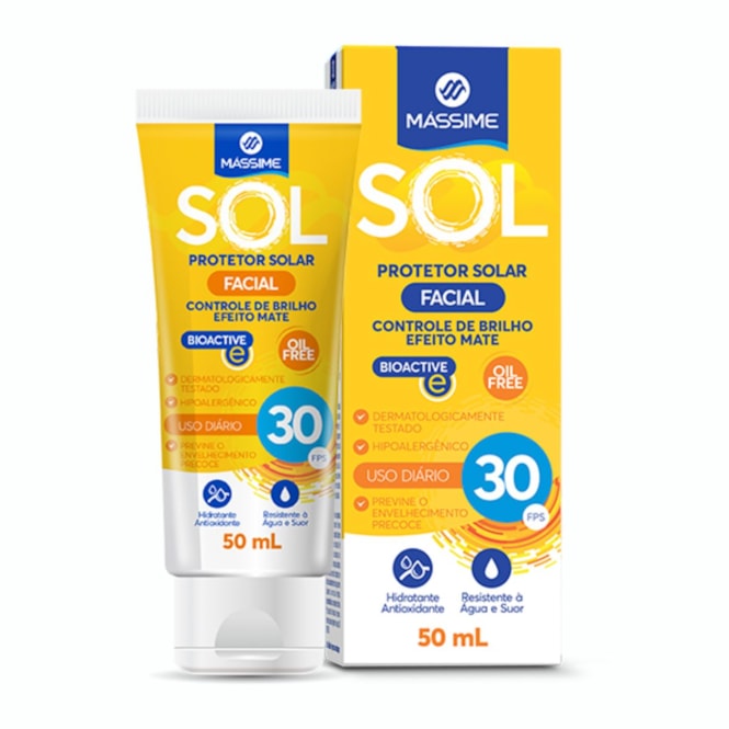 MASSIME SOL FACIAL FPS 30 50ML