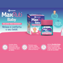 Maxrub Baby 40g - Bálsamo para Bebês - Massime