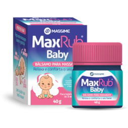 Maxrub Baby 40g - Bálsamo para Bebês - Massime