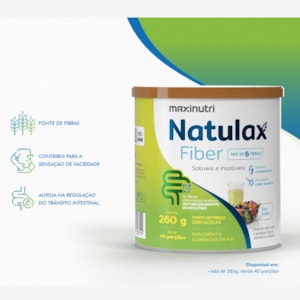 NATULAX FIBER SEM SABOR 260G