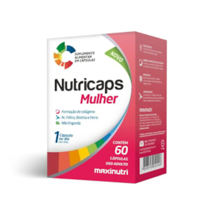 NutriCáps Mulher (Polivitamínico) - 60 Cáps.