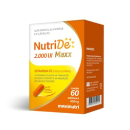 NutriDe Vitamina D 2.000 UI - 60 Cáps