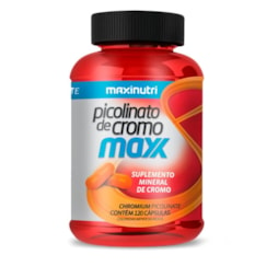 Picolinato de Cromo Maxx 100% IDR - 120 Cáps.