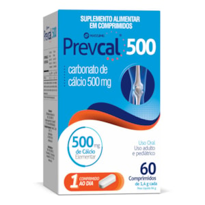 PREVCAL 500MG - MASSIME - KIT 10 UNIDADES